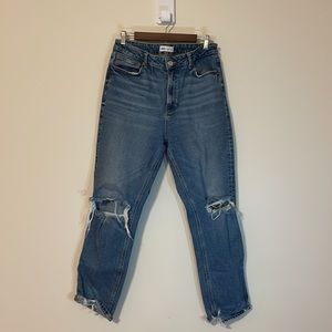 Zara Distressed Denim Jeans